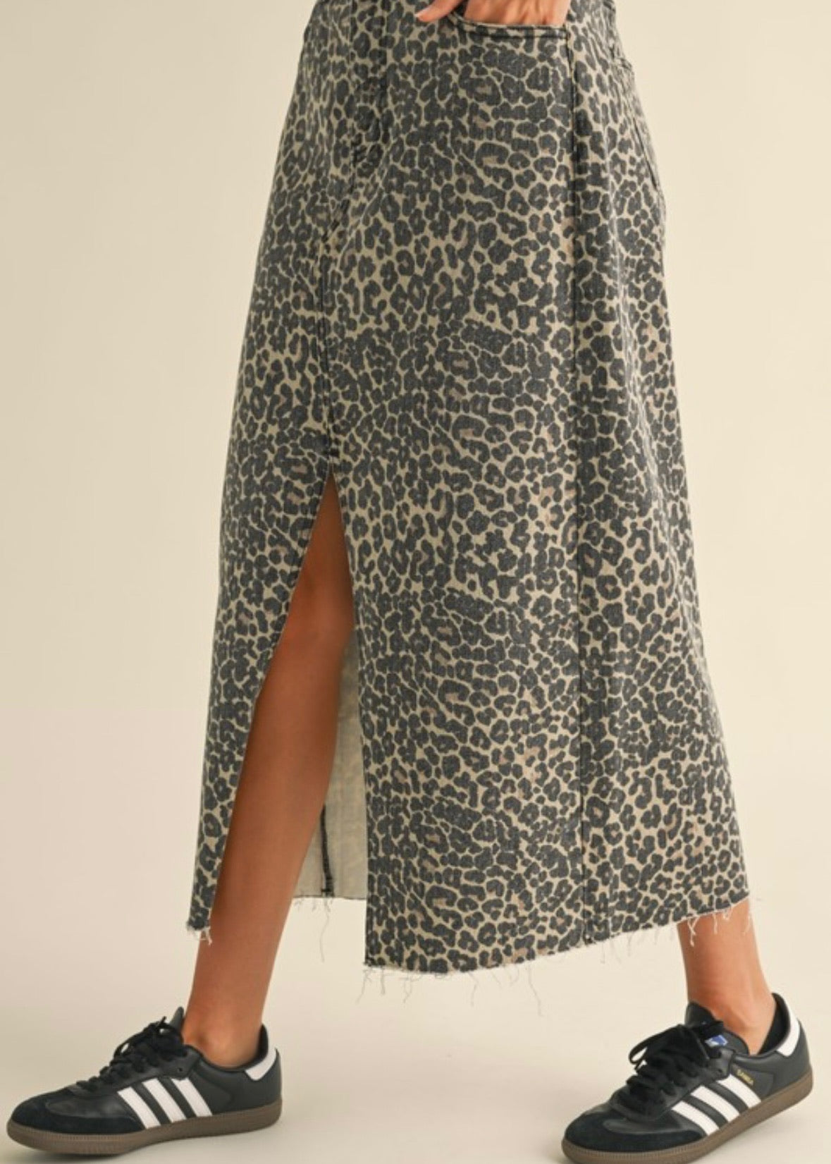 Alexa Leopard Skirt