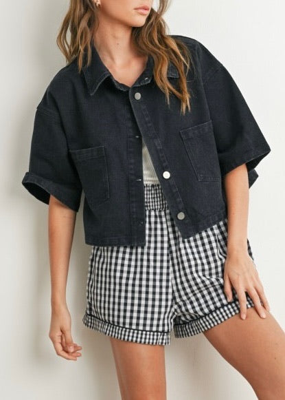 Johnny Cropped Jacket