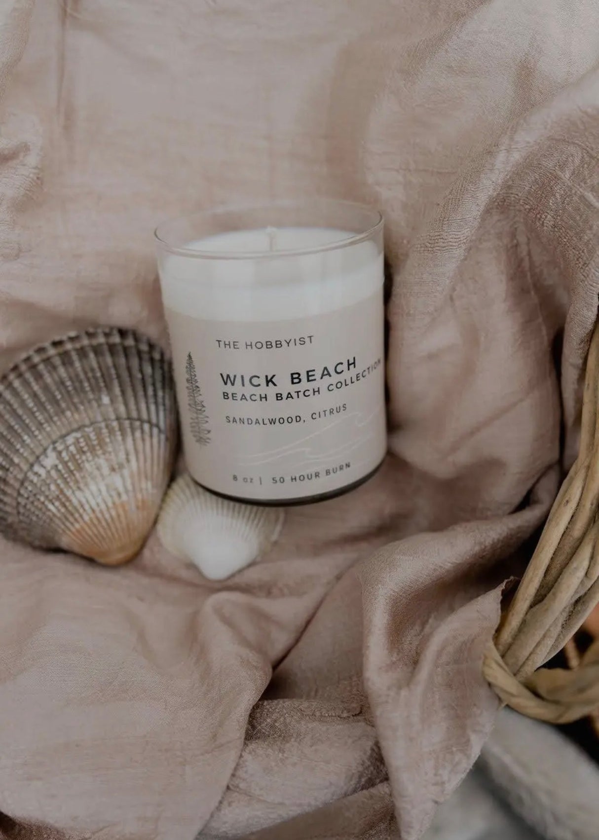 Wick Beach Scented Soy Candle
