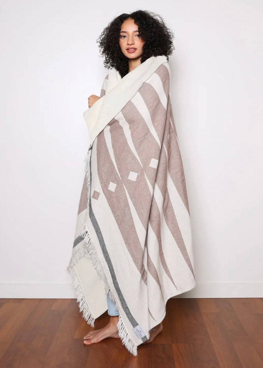 The Wren Fleece Throw