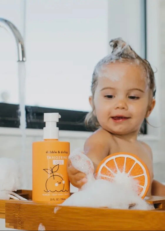 Tangerine Bubble Bath, Body Wash & Shampoo