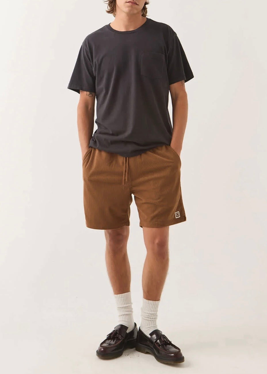 Everyday Corduroy Short Tobacco Brown