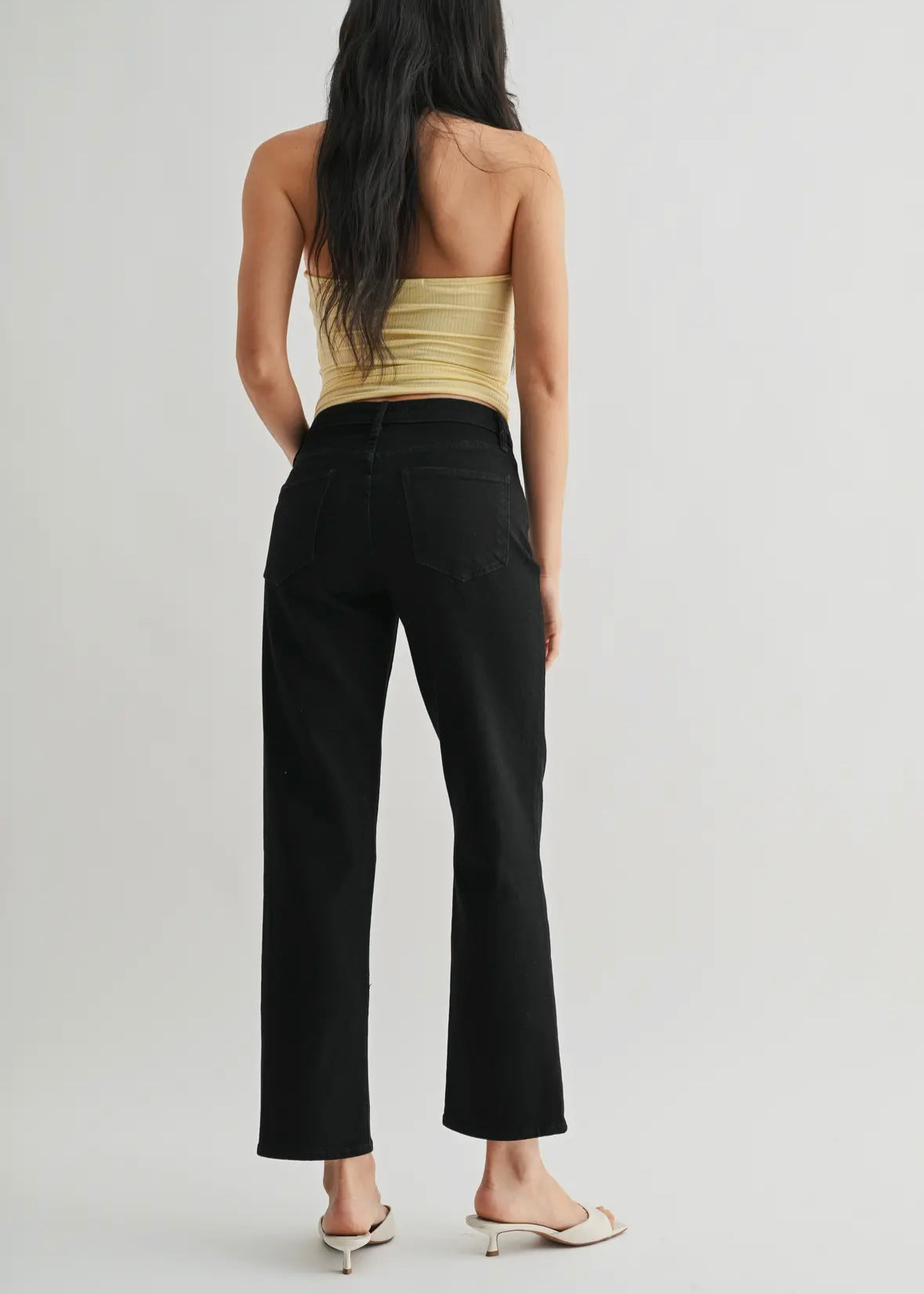 Stretchy Straight Jeans