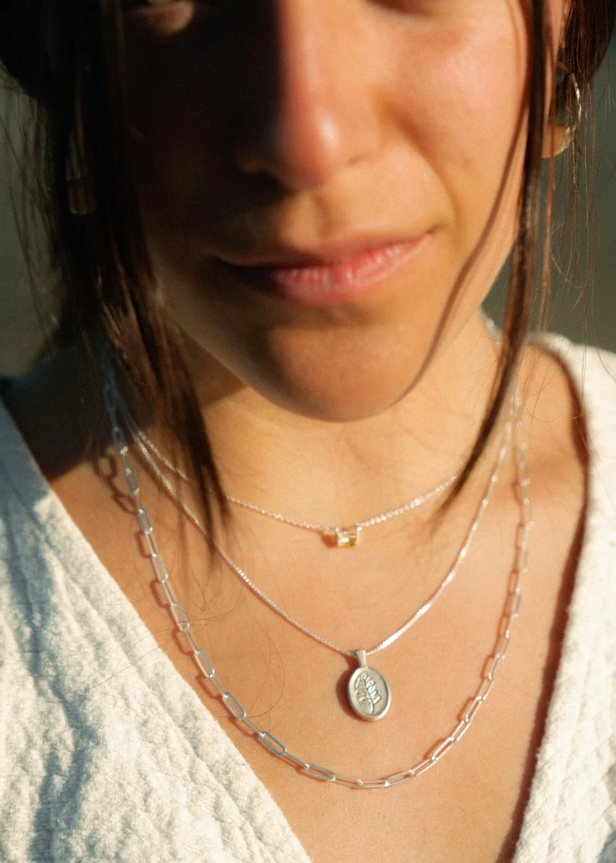 Lupine Necklace in Sterling Silver