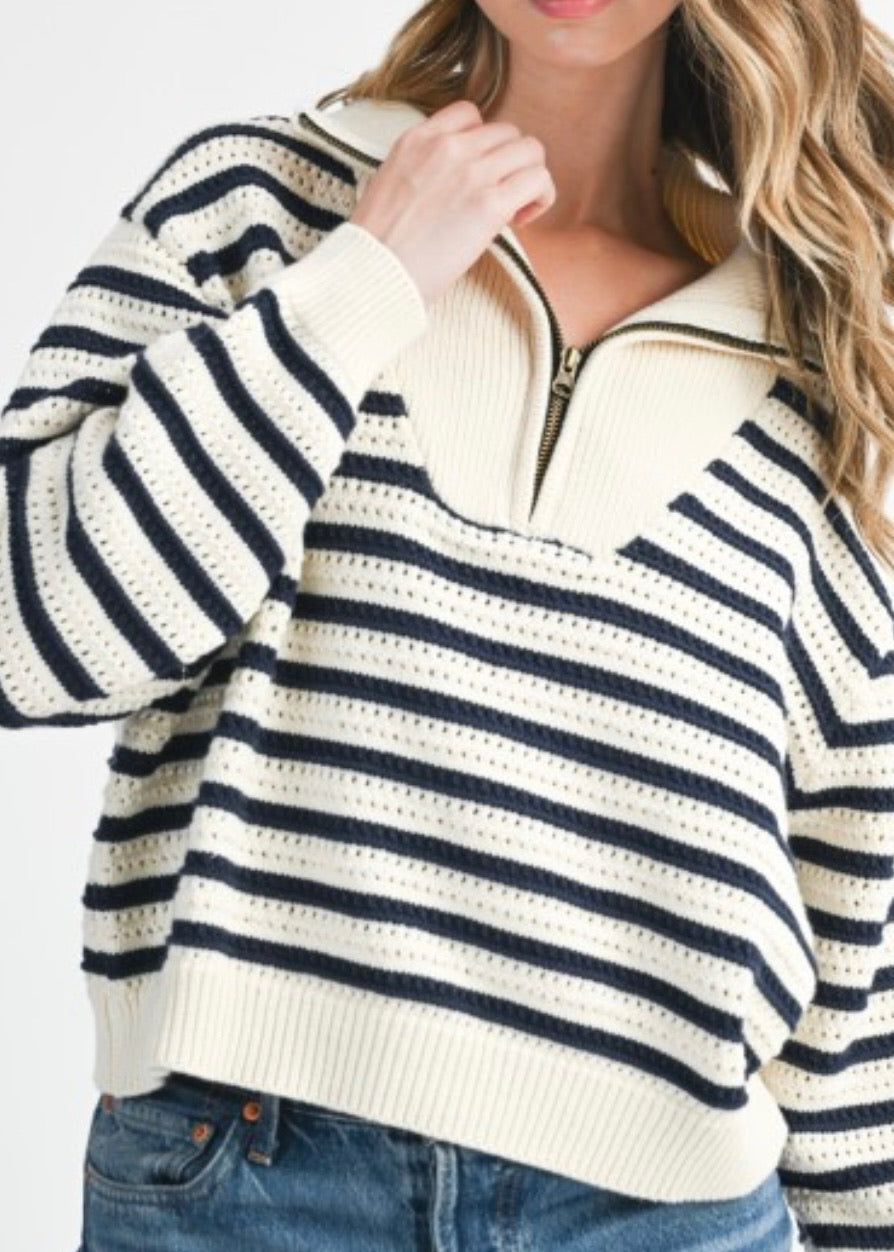 Selma Half Zip Sweater
