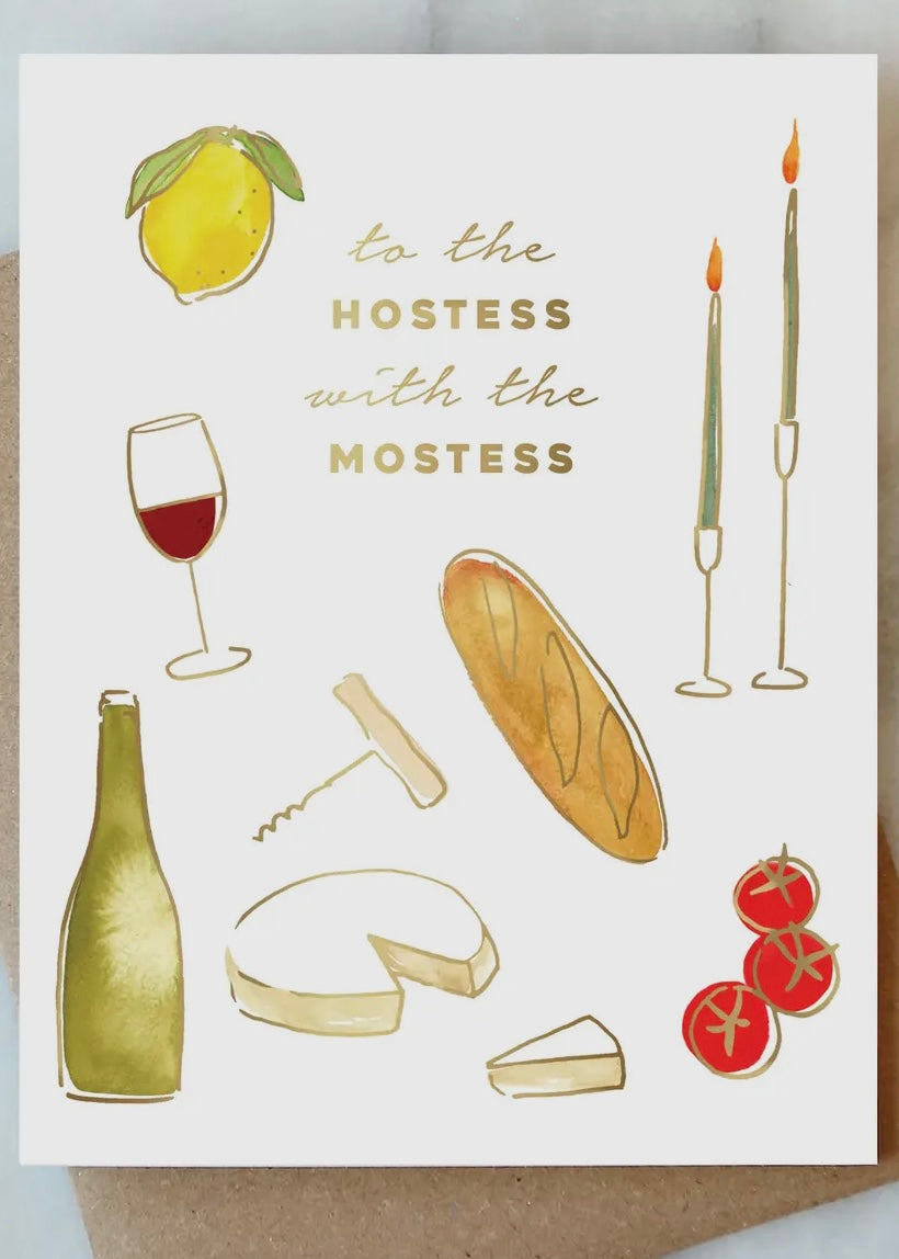 Hostess Thank You Greeting Card
