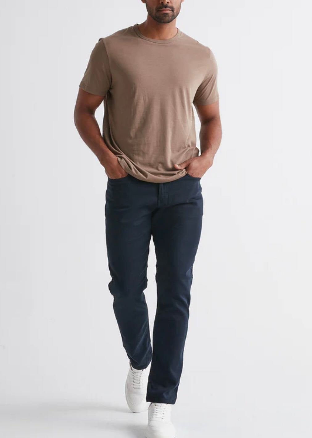 No Sweat Relaxed Taper in Navy