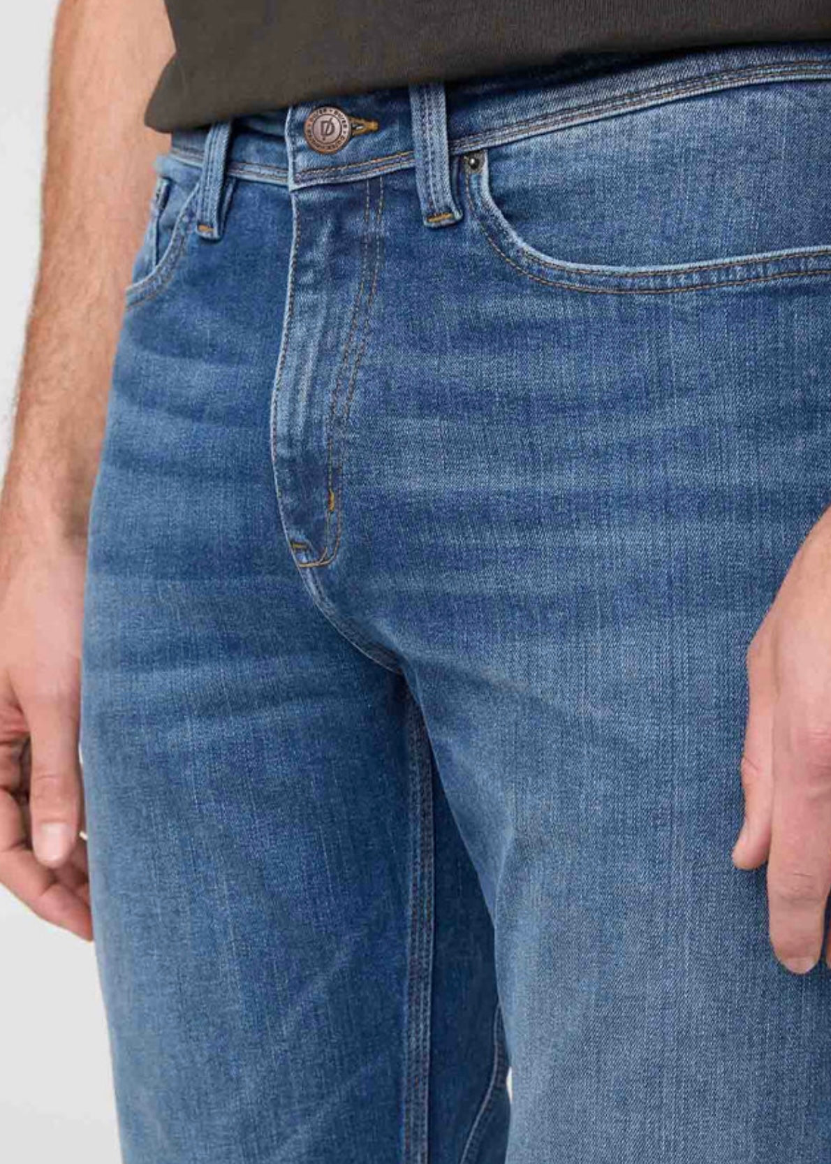 Performance Denim+ Straight Slim Straight - Alpine Indigo