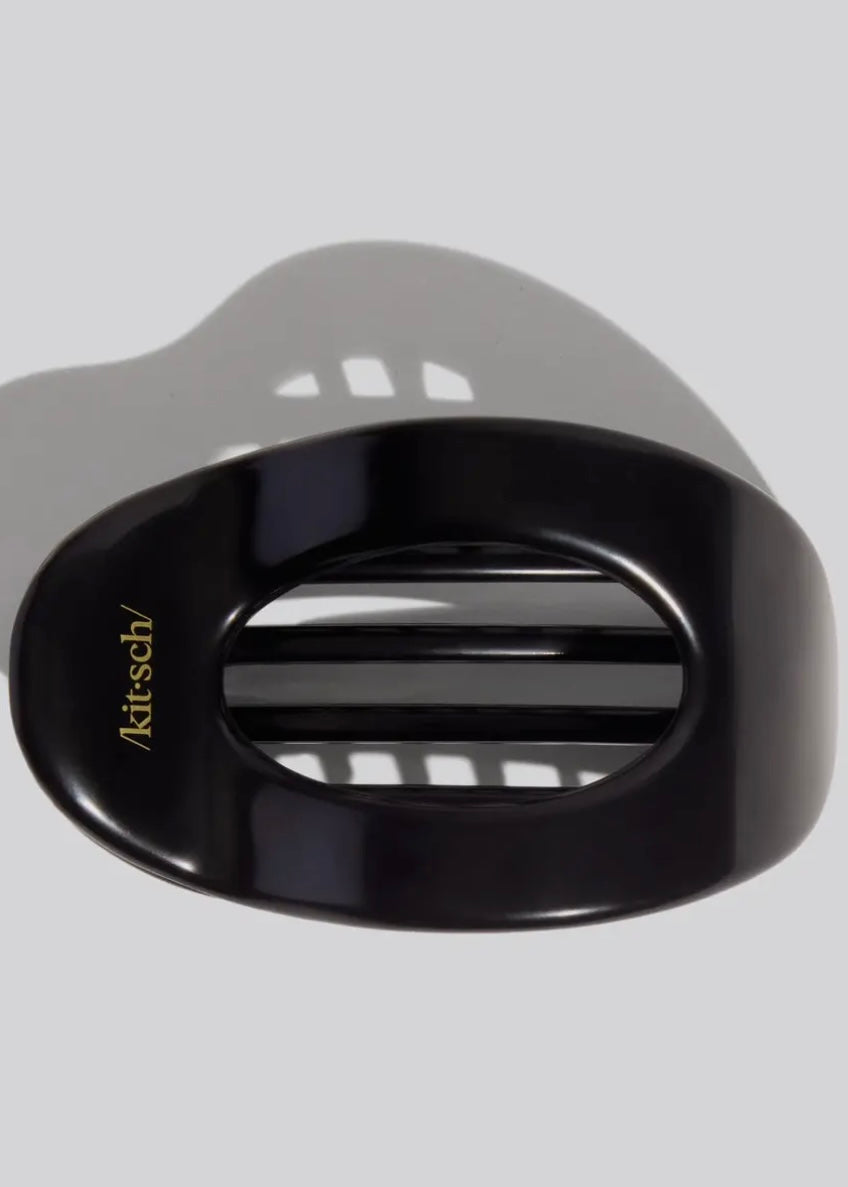 Black Flat Cloud Clip