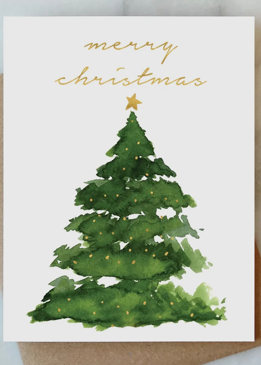 Merry Christmas Tree Card