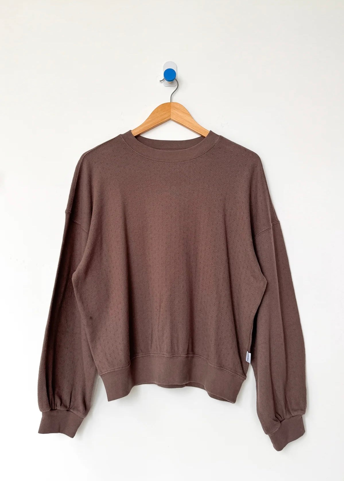Pointelle Core Sweatshirt