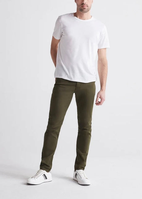 No Sweat Slim Pant in Army Green