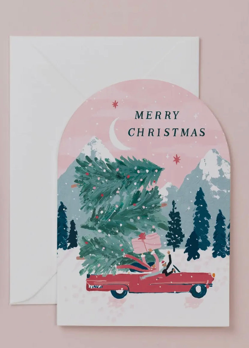 Driving Home Christmas Cards