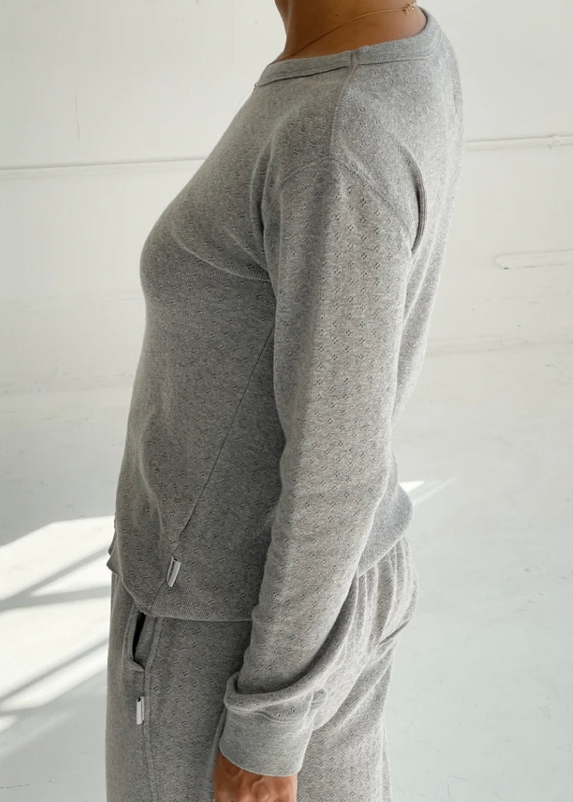 Pointelle Fundamental Tee