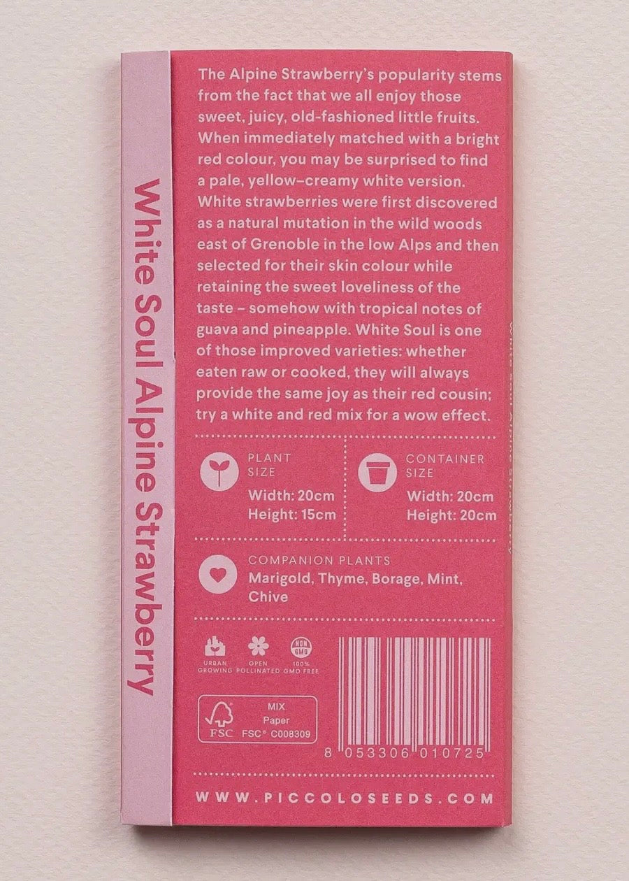 Alpine Strawberry White Soul