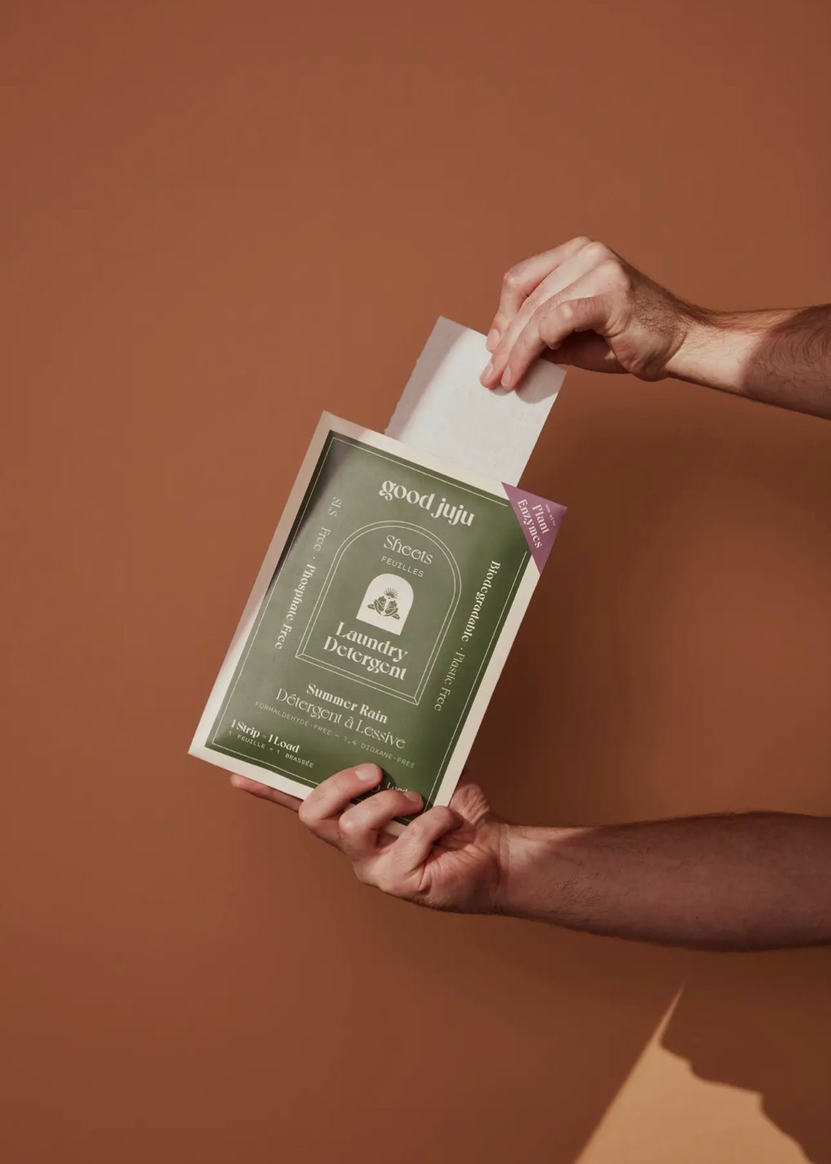 Laundry Detergent Sheets in Summer Rain