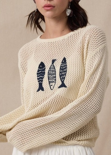 Fish Trio Sweater