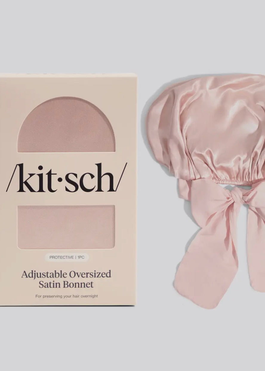 Adjustable Oversized Satin Bonnet