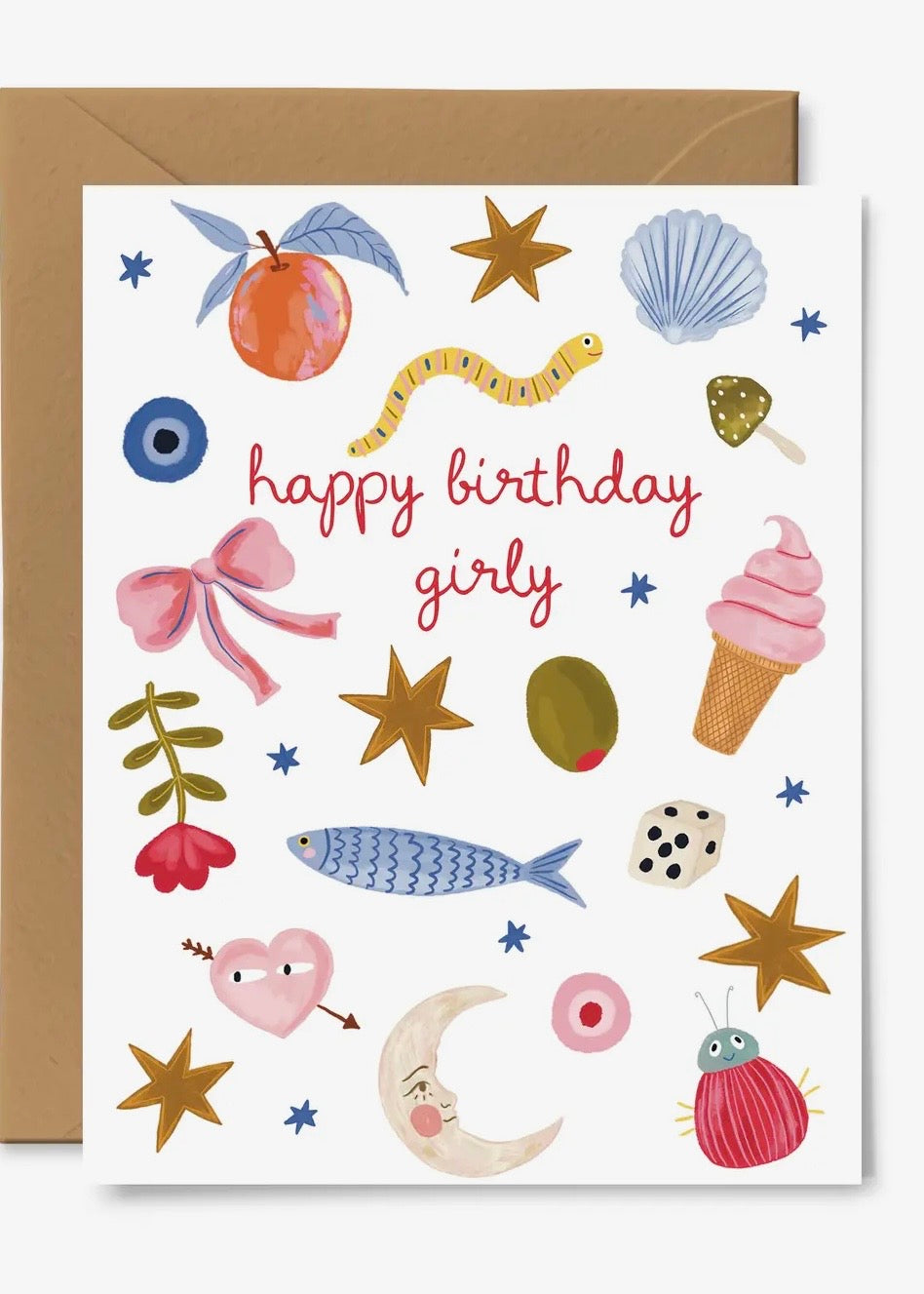 Happy Birthday Girly Card