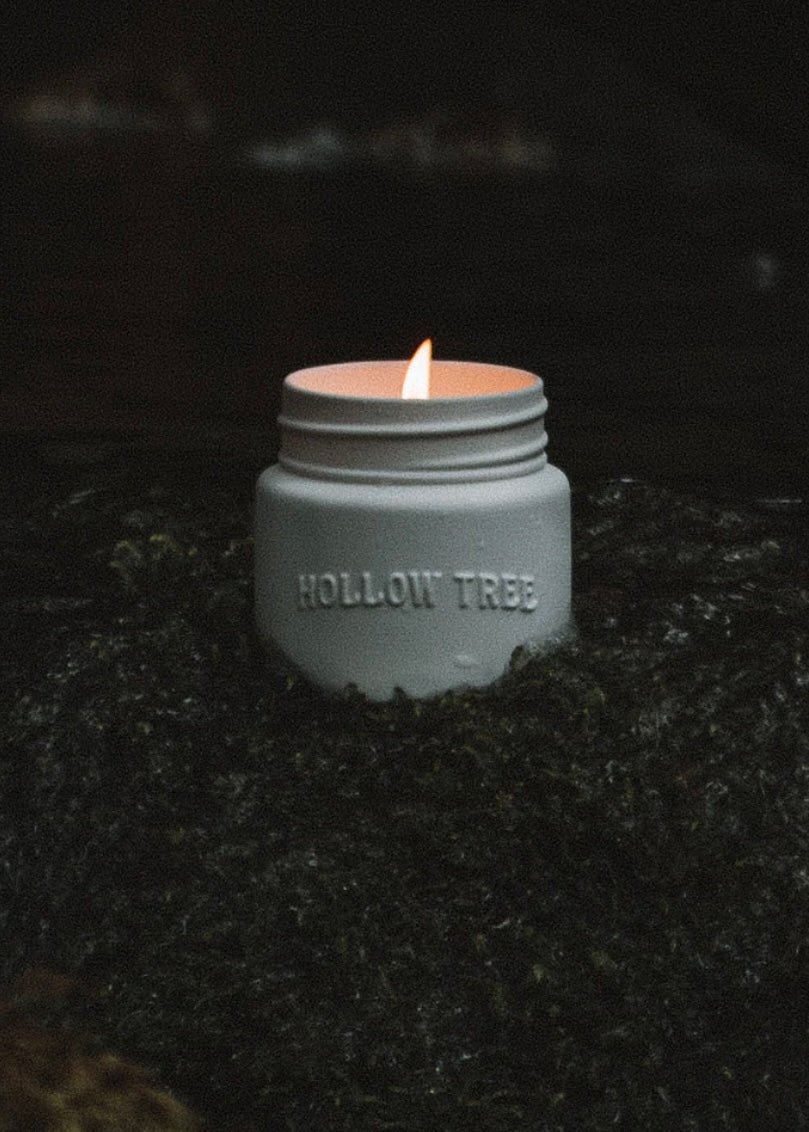 Railroad Ceramic Candle