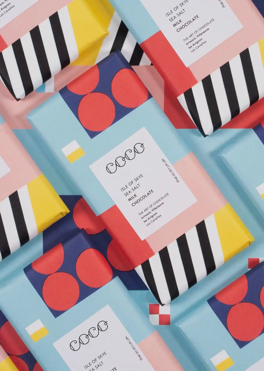 Isle of Skye Sea Salt Milk Chocolate Bar