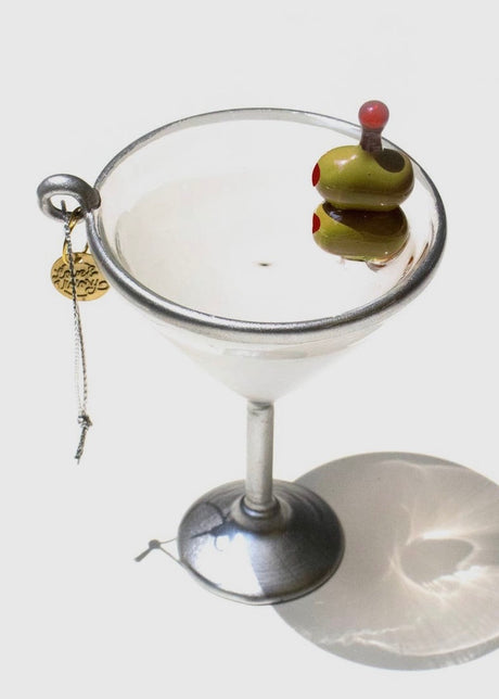 Martini Cocktail Holiday Ornament