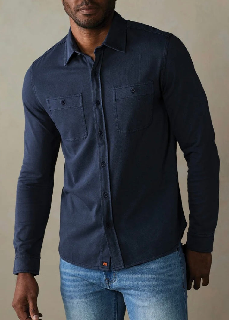 Lennox Jersey Button Up