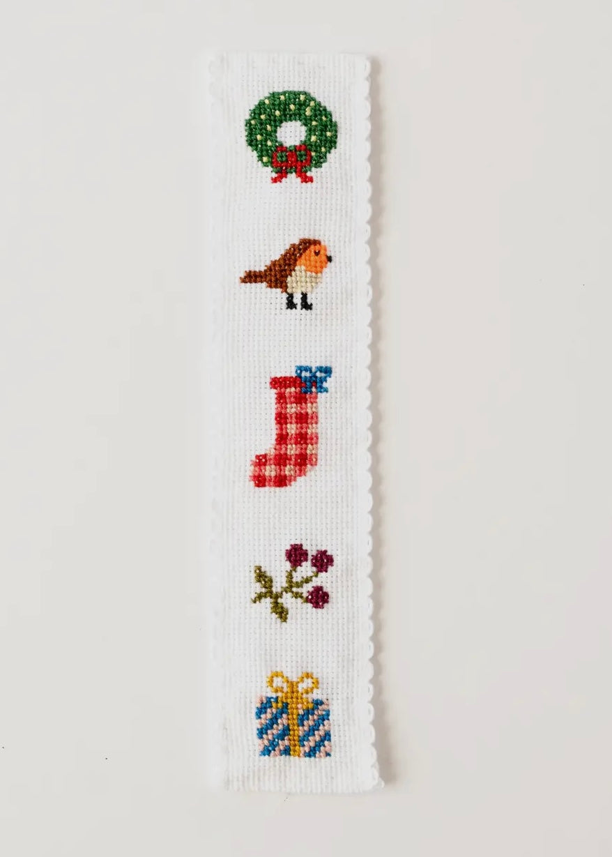 Christmas Counted Cross Stitch Bookmark Kit