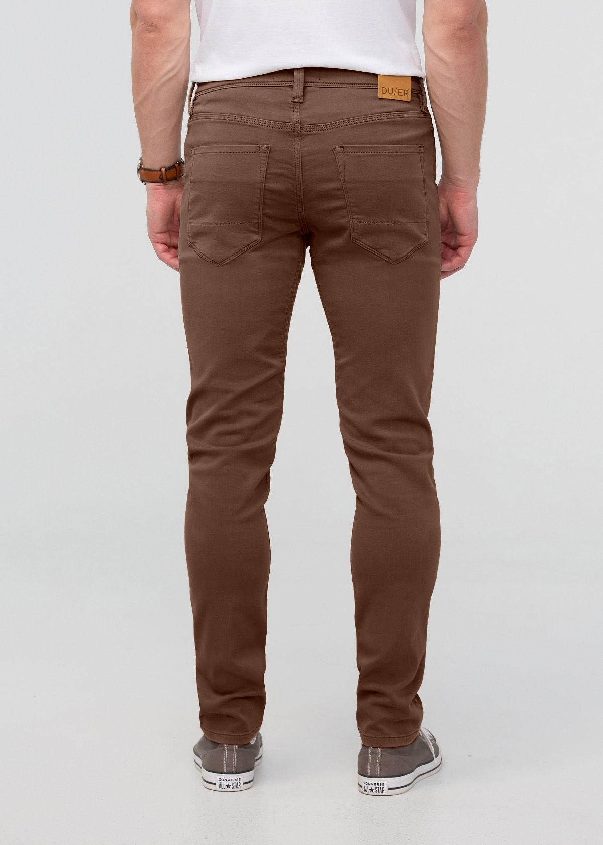 No Sweat Slim in Deep Taupe