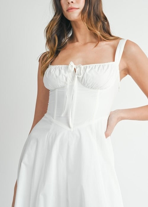 Vi Bustier Midi Dress