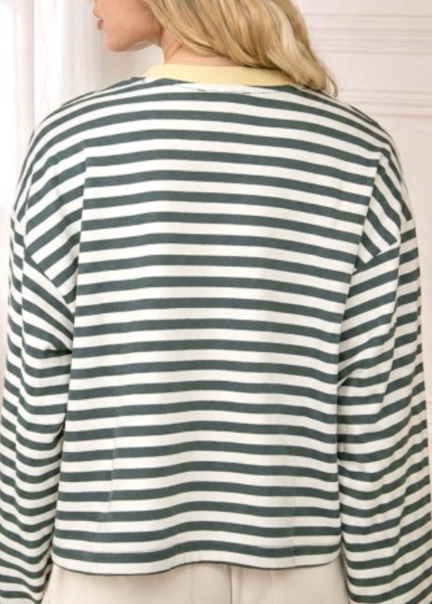 Stevie Stripe Top