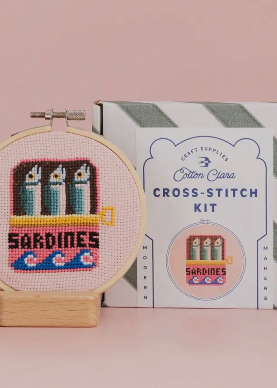 Sardines Cross Stitch Kit