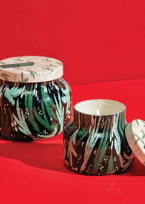 Crystal Pine Holiday Pattern Play Signature Candle