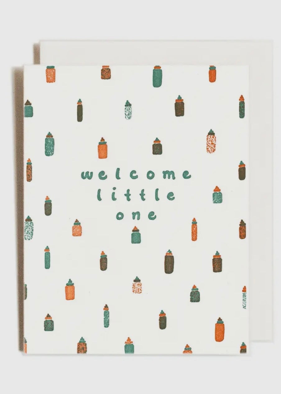 Welcome Little One Green Card