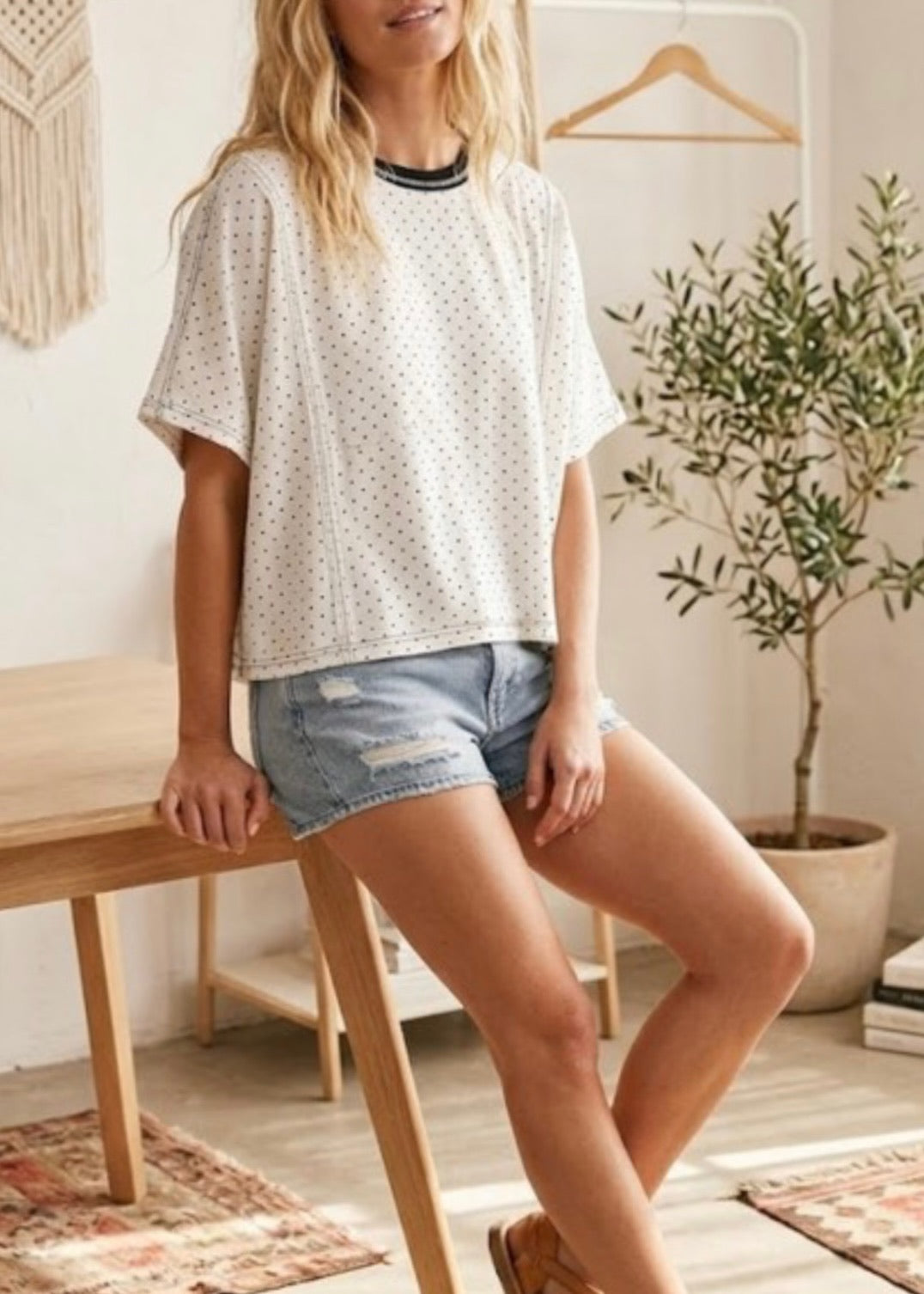 Julia Polka Dot Top