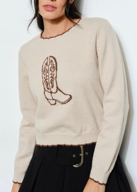 These Boots Were Made for Walking Sweater