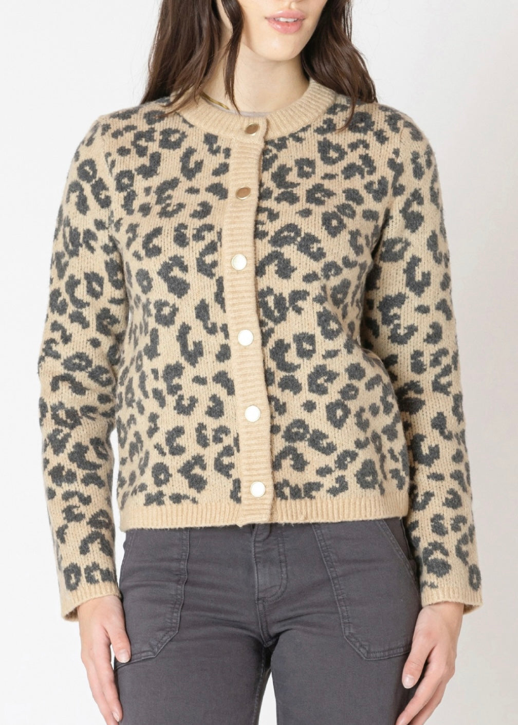 Leopard Print Cardigan