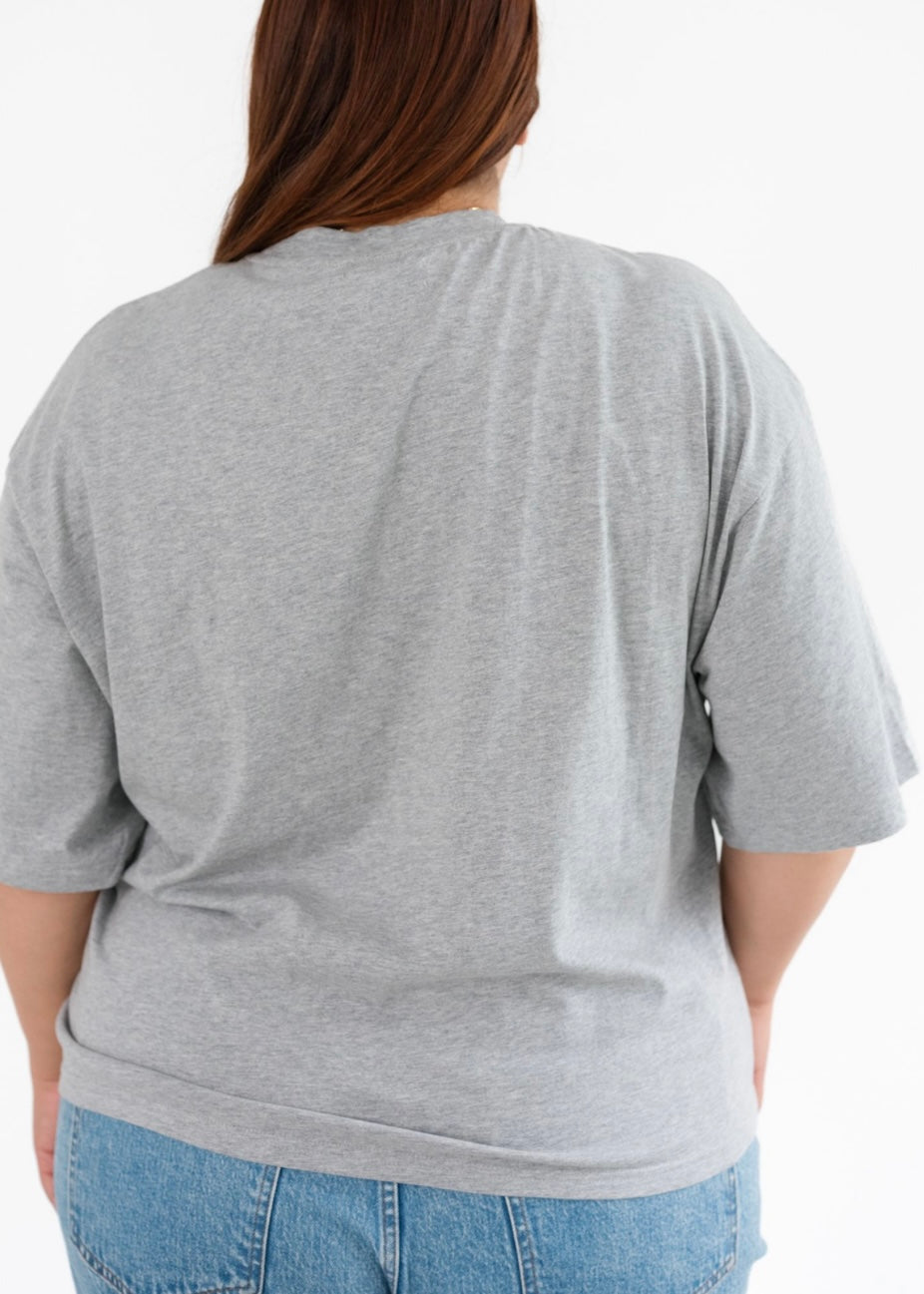 Kind Club Melange Boxy Tee