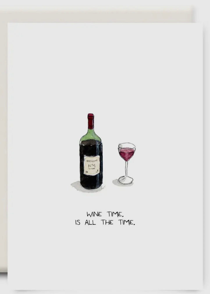 Wine Time Card