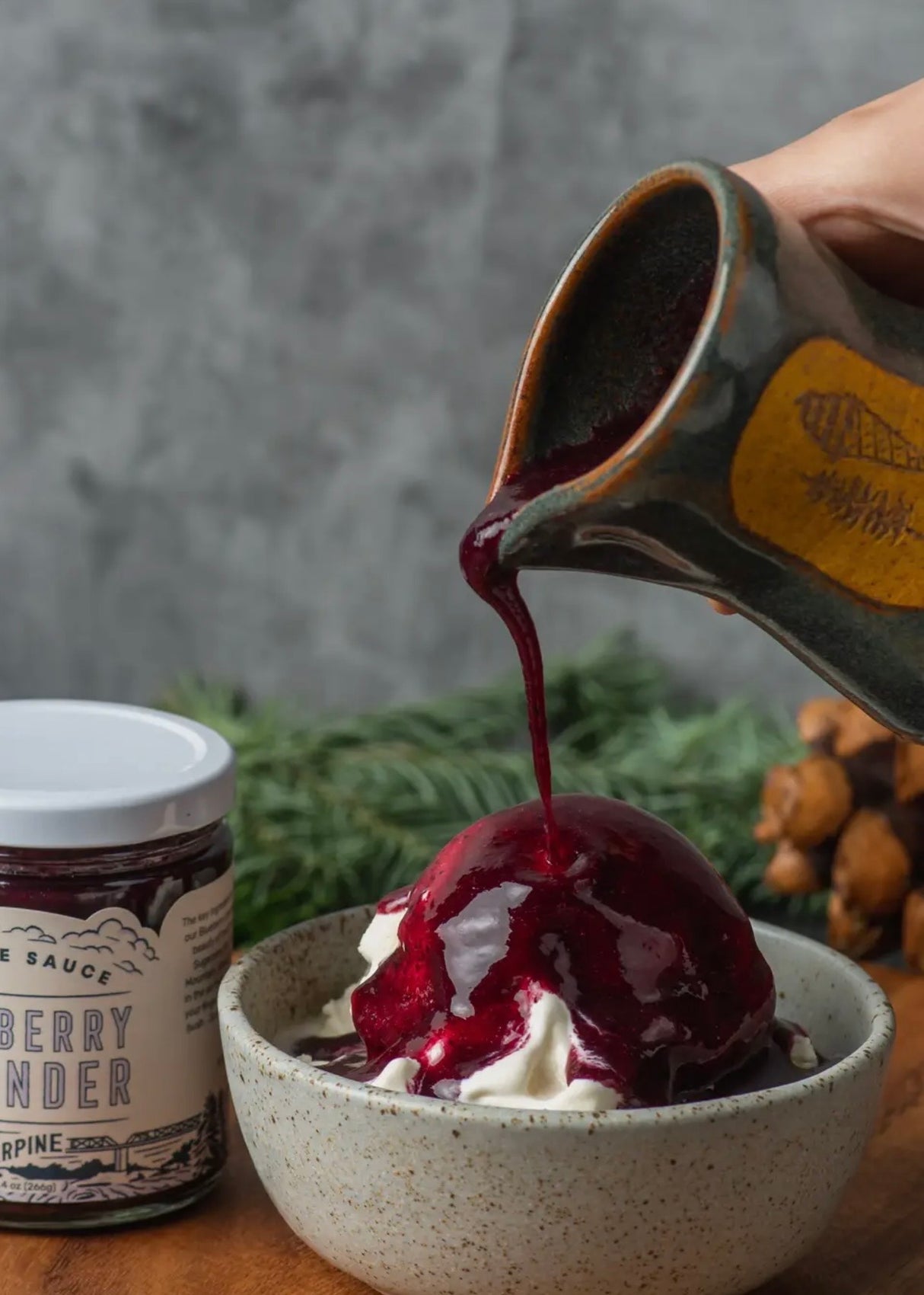 Blueberry Lavender Sundae Sauce