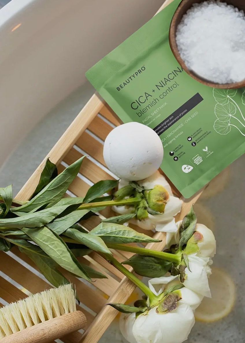 Cica + Niacinamide Blemish Control Mask - 100% Biodegradable