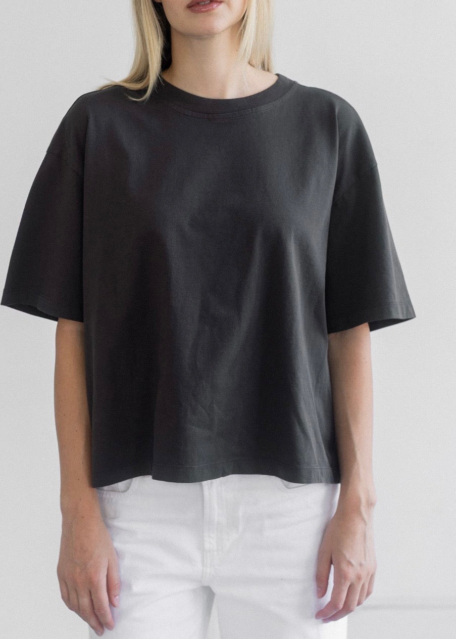 Boxy Crew Neck Tee