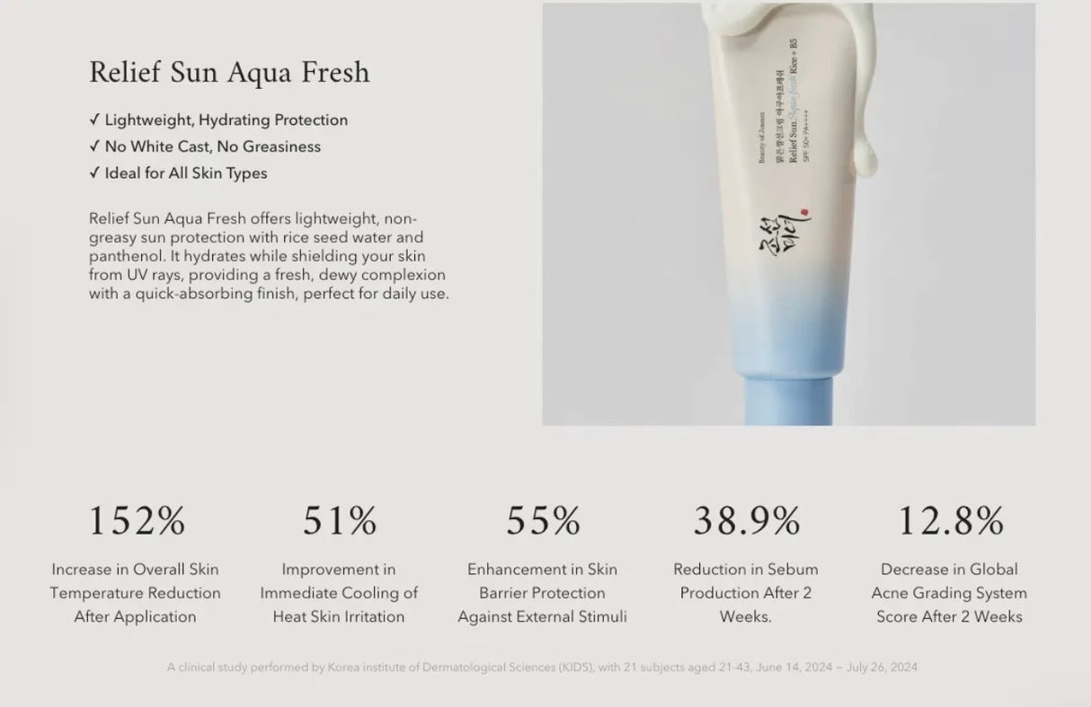 Relief Sun Aqua Fresh: Rice B5 Sunscreen