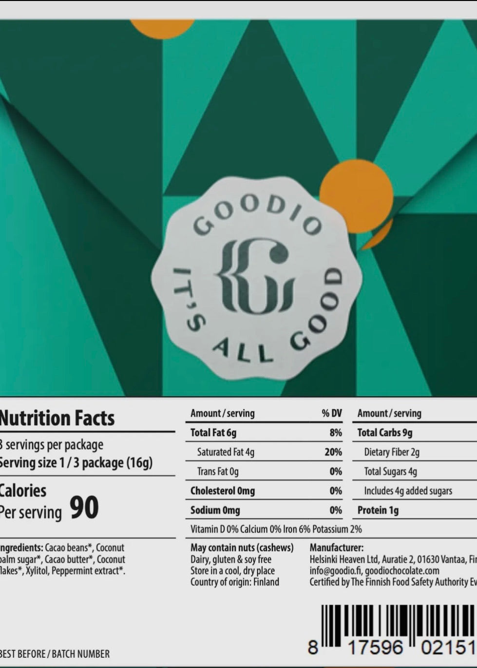 49% Peppermint Crunch Chocolate