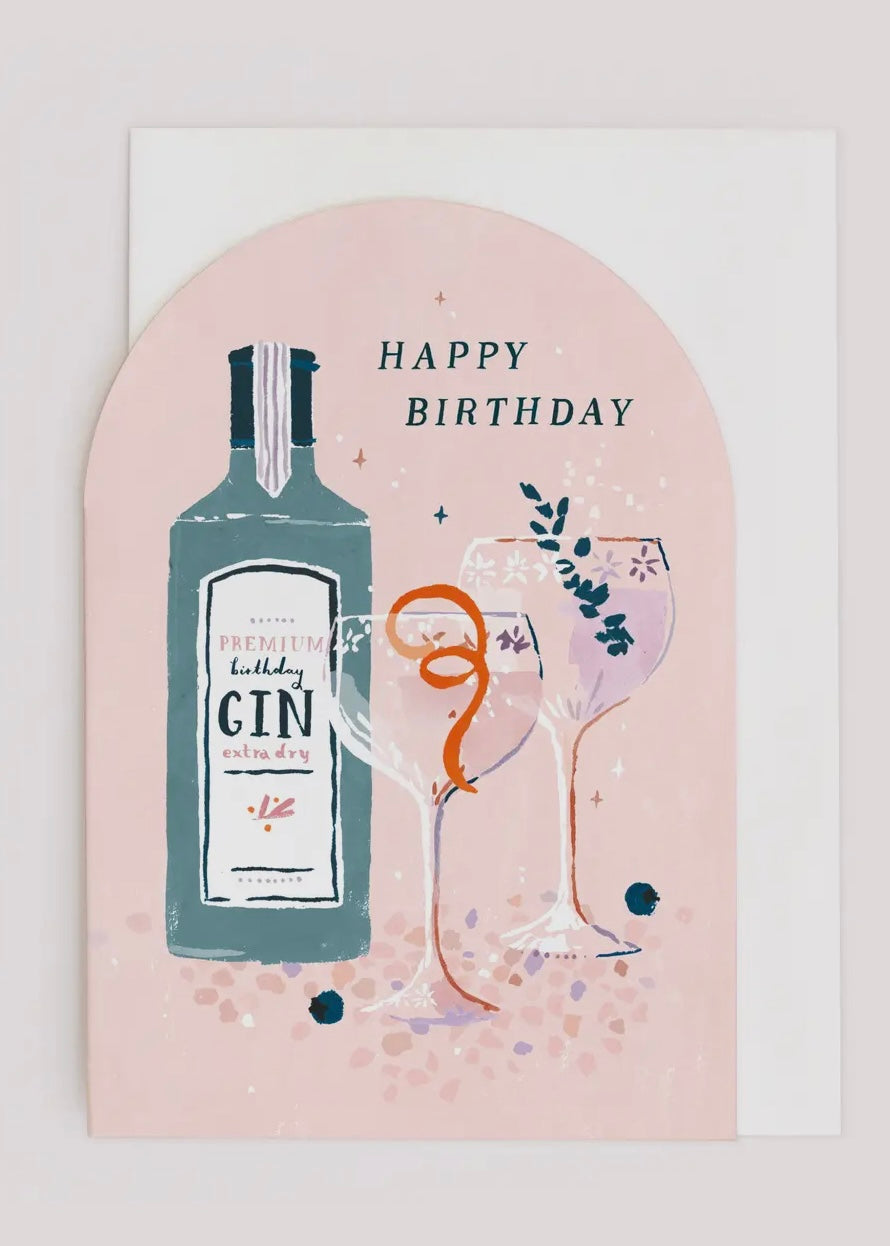 Happy Birthday Gin Card