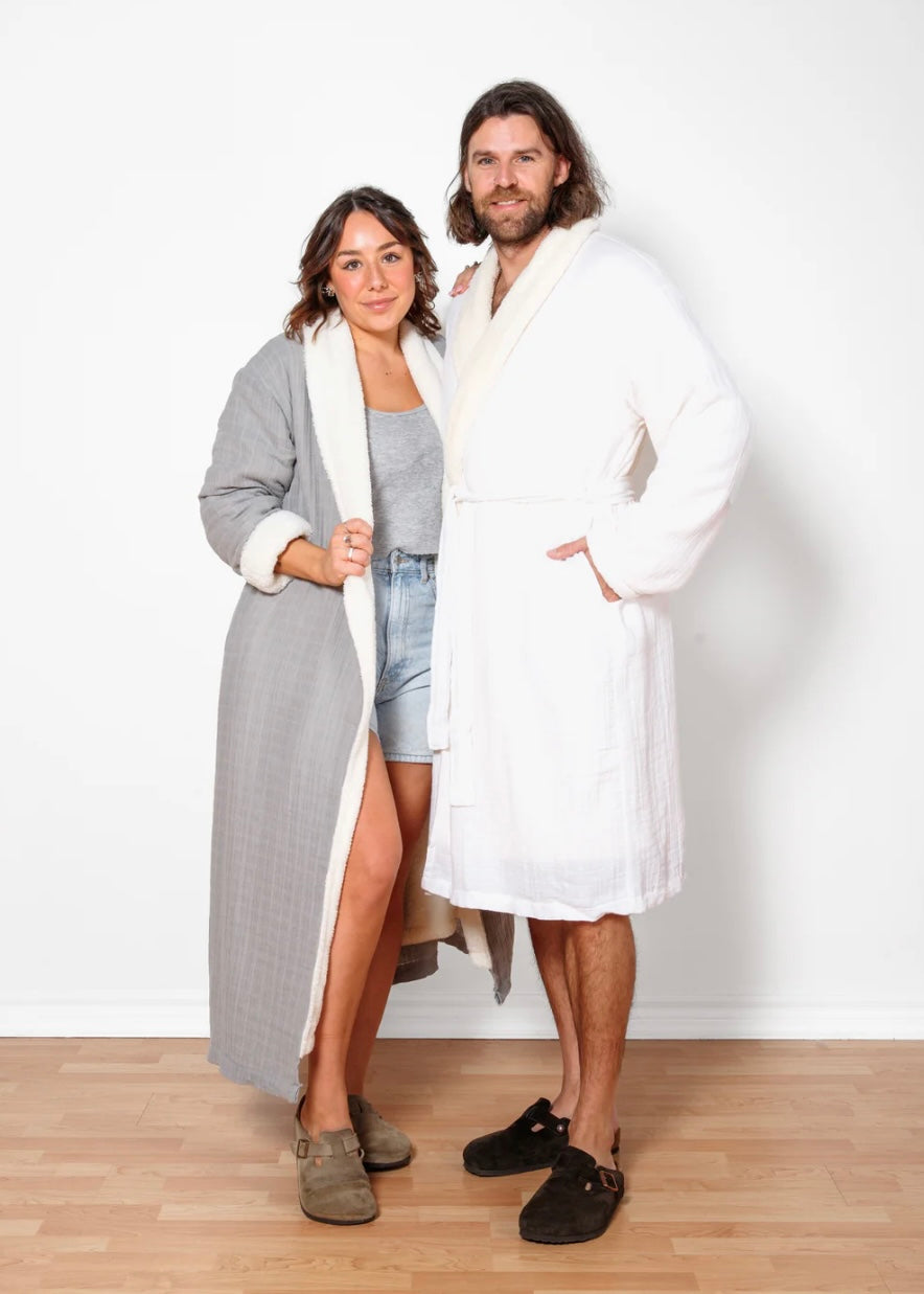 The Boreal Unisex Fleece Lined Robe