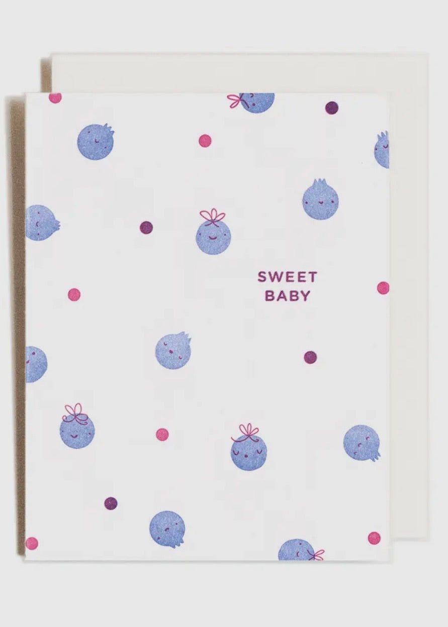 Blueberry Babies Greeting Card