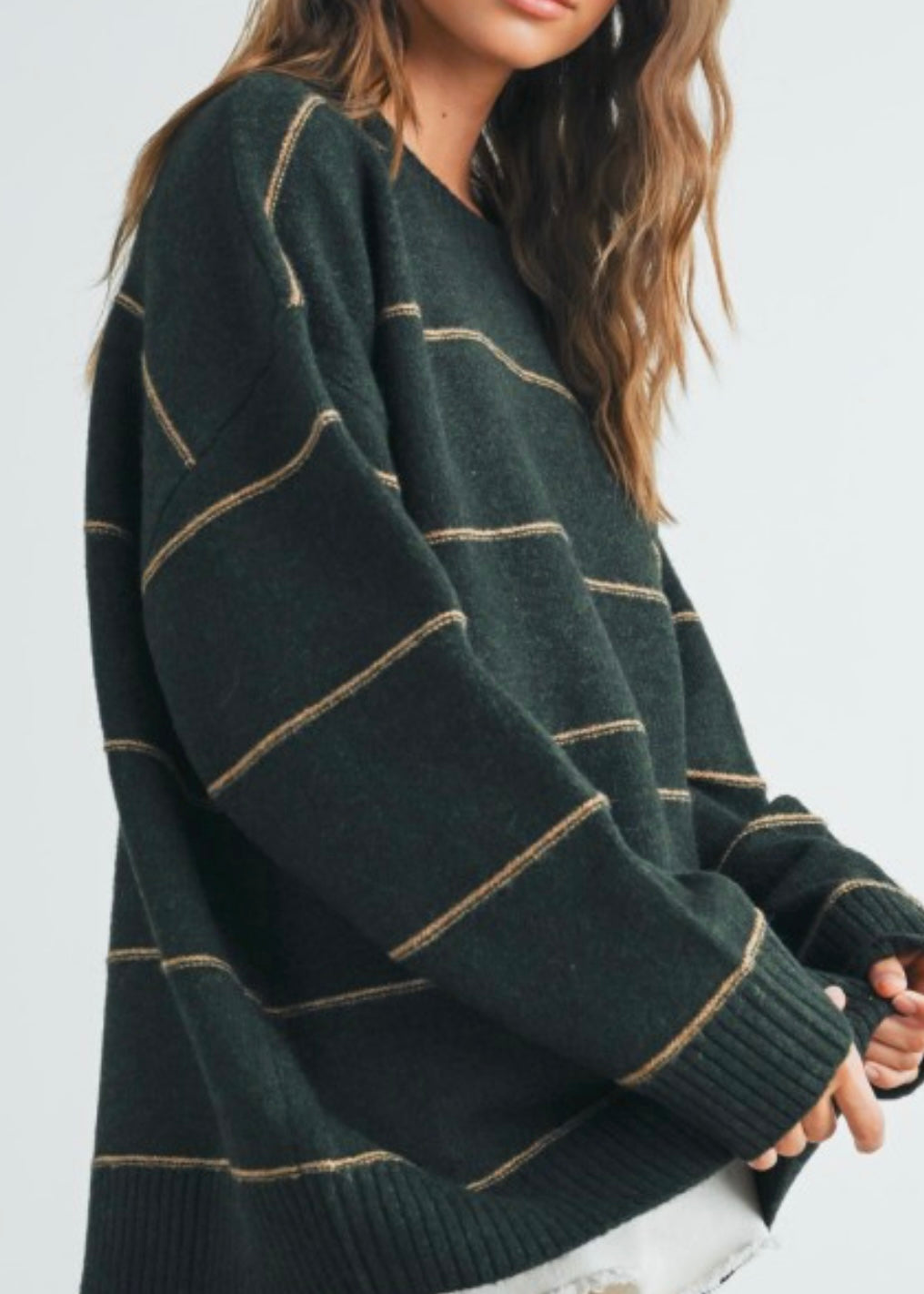 Evergreen Stripe Sweater