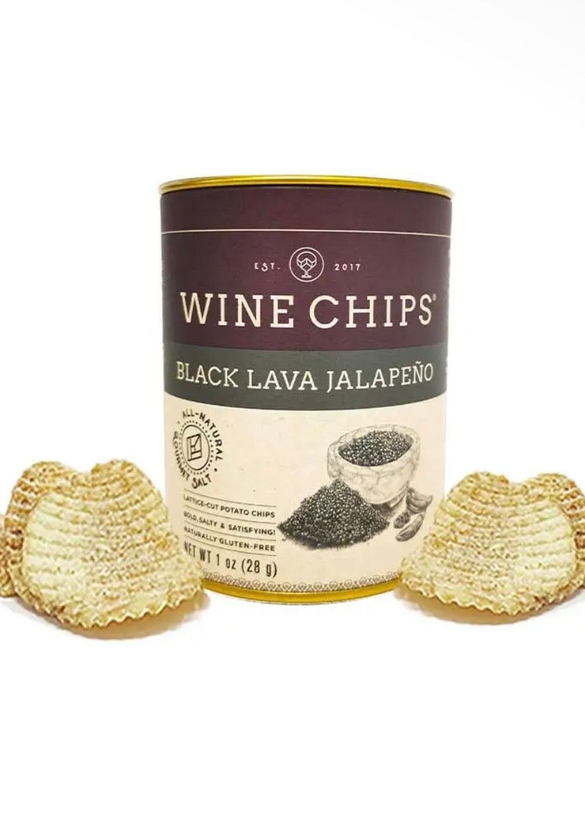 1 oz. Black Lava Jalapeño Wine Chips