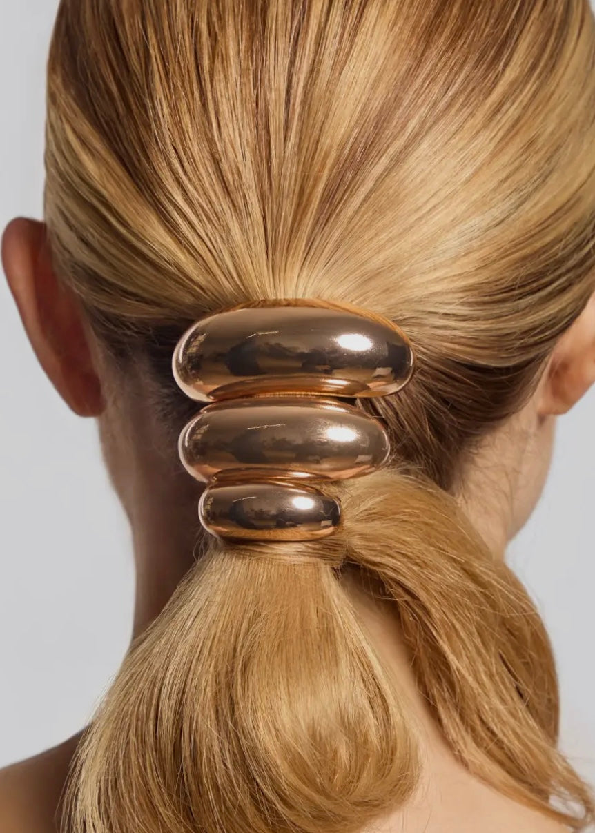 Gold Metal Cloud Cuff - Small